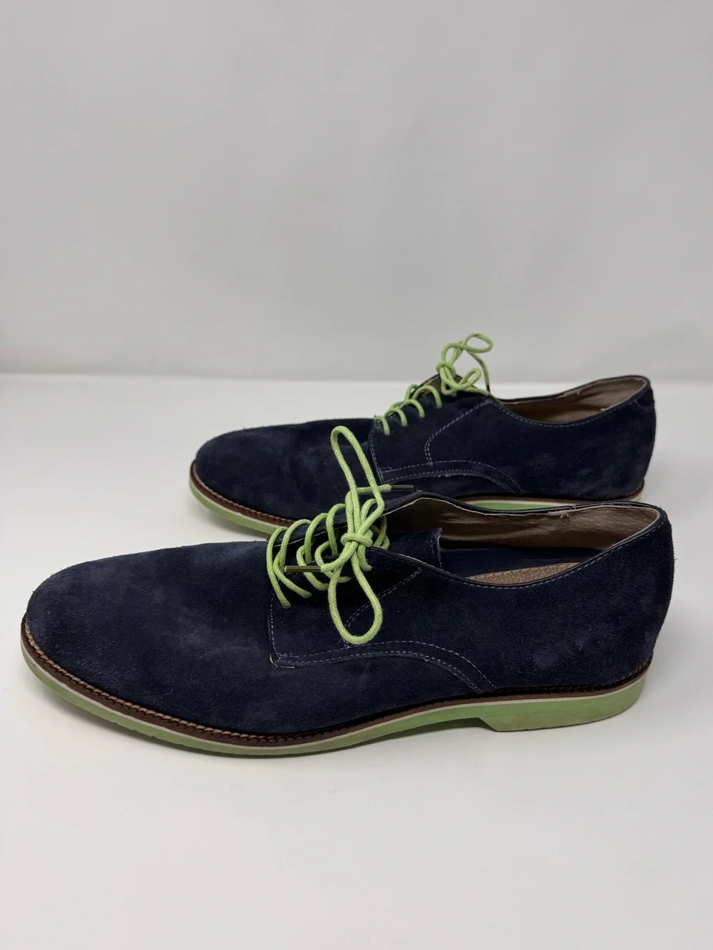 G.H Bass & Company Shoes, Buckingham, size 13, blue‎ leather, business casual
